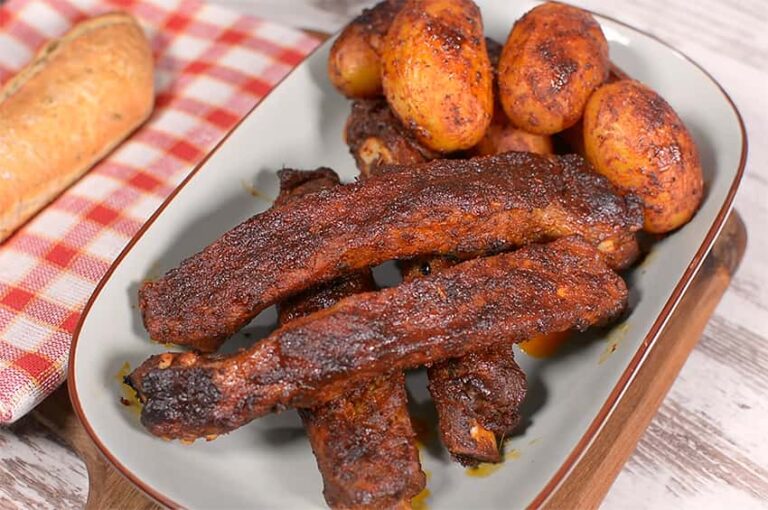 Receta de costillas de cerdo al horno con patatas