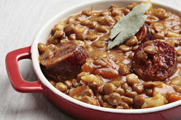 Receta de lentejas con chorizo en olla rápida