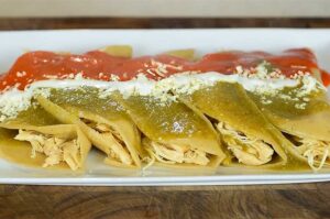 Receta de enchiladas divorciadas