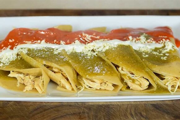 Enchiladas divorciadas