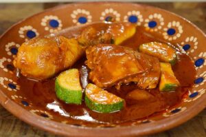 Receta de pollo en chile morita