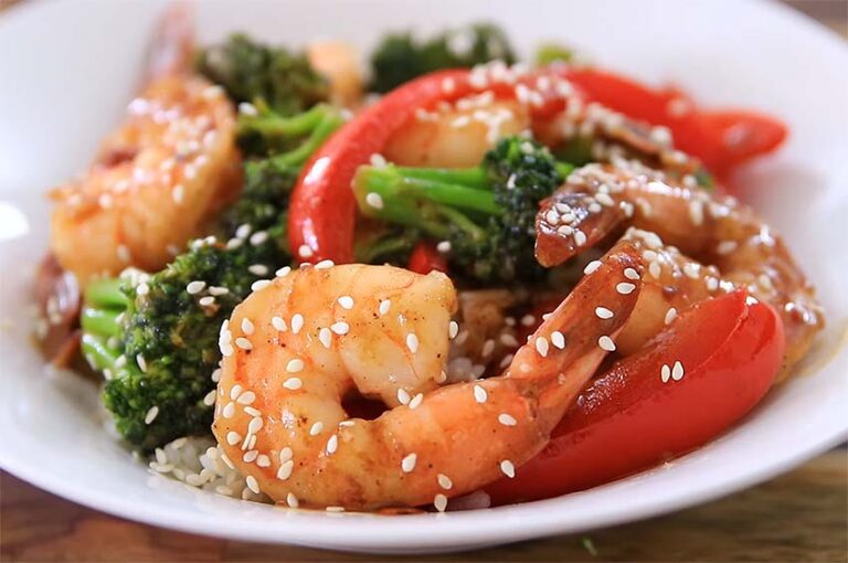 Receta de camarones salteados