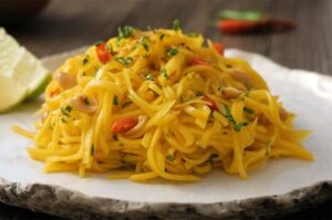 Receta de ensalada de mango picante
