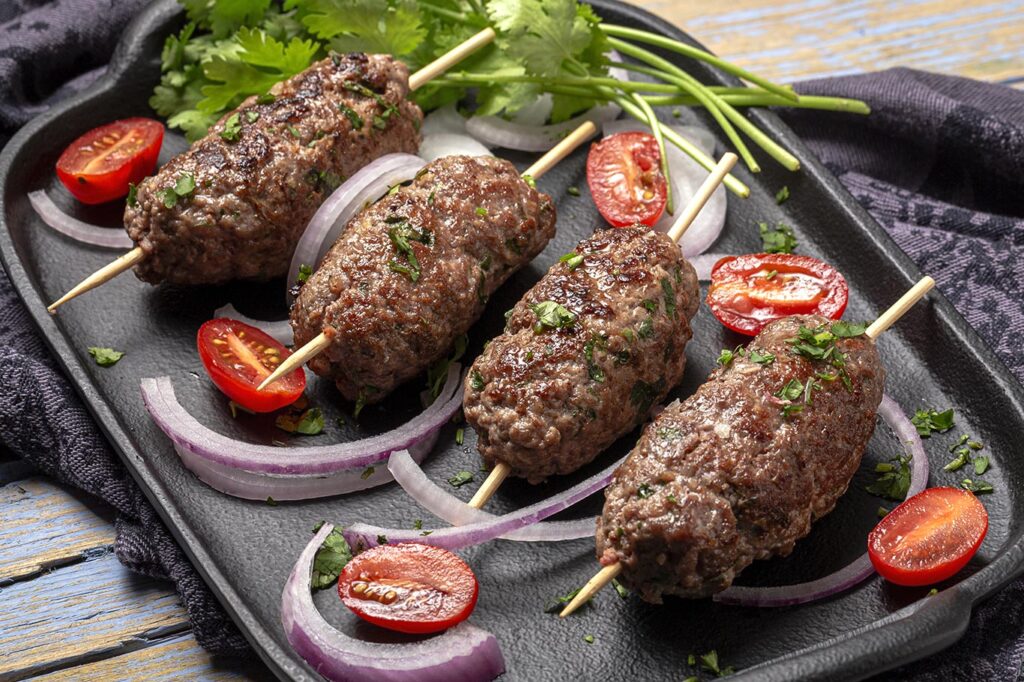 Receta fácil de koftas de cordero