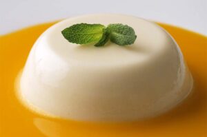 Receta de panna cotta de mango