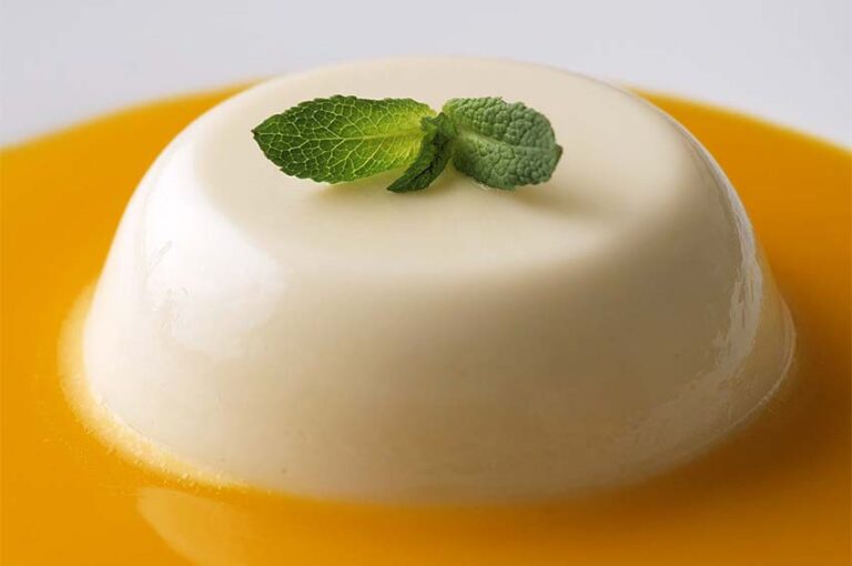 Receta de panna cotta de mango