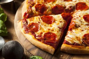 Receta de pizza rápida en el microondas