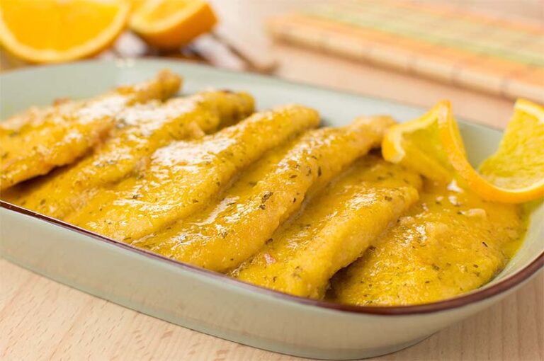 Receta de pollo con salsa de naranja