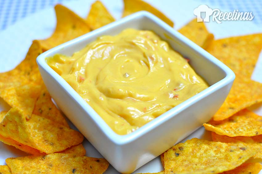 Salsa de queso para nachos