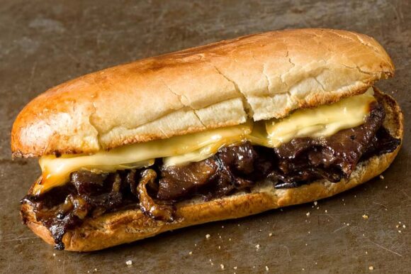 Sándwich Philly Cheesesteak