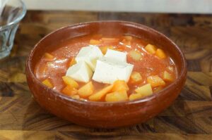 Receta de sopa de papa