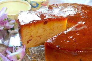 Receta de budín de pan tres leches sin horno