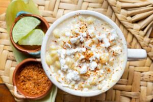 Receta de esquites mexicanos