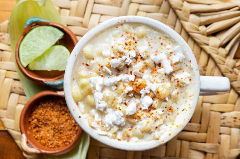 Receta de esquites mexicanos