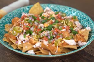 Receta de nachos de pollo