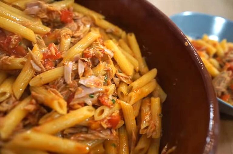 Receta de pasta con atún