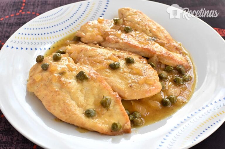 Receta de pollo piccata