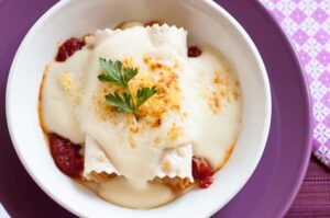 Receta de canelones de atún con pisto