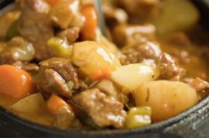 Receta de estofado de carne