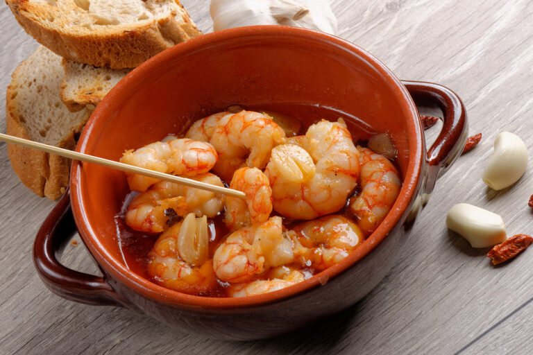 Receta de gambas al ajillo