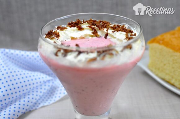 Mousse de fresas