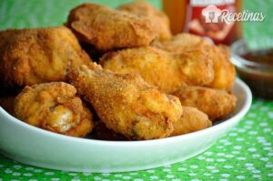 Receta de alitas de pollo empanadas