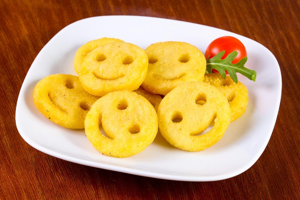 Receta de caritas de patata