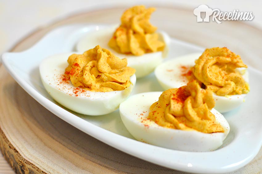Receta de huevos rellenos al estilo hindú