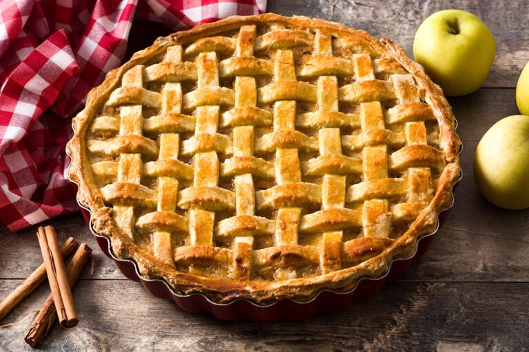Receta de tarta de manzana americana
