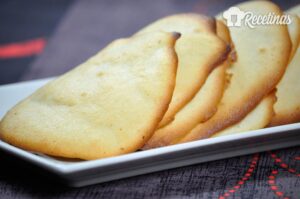 Receta de tejas de almendra