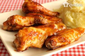 Receta de alitas de pollo con miel
