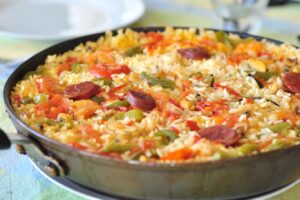 Receta de arroz con chorizo