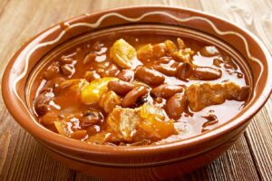 Receta mexicana de frijoles charros