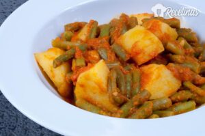 Receta de judías verdes con patatas