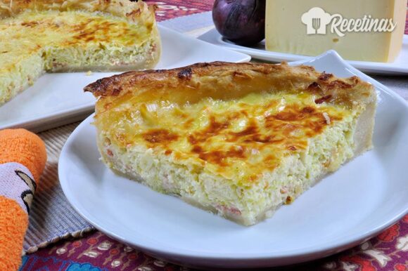 Pastel de puerros