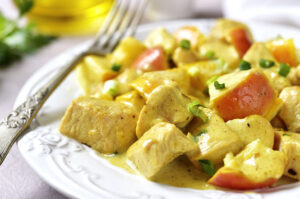 Receta de pollo con salsa de manzana