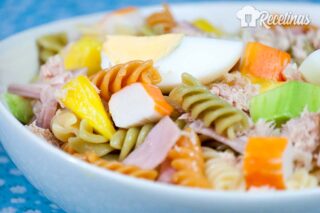 Receta de ensalada de pasta fría