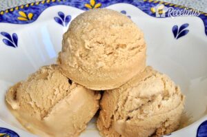 Receta de helado de café