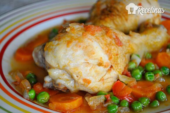 Pollo a la jardinera