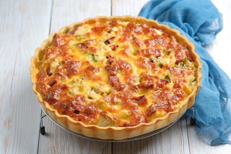 Receta fácil de Quiché de brócoli