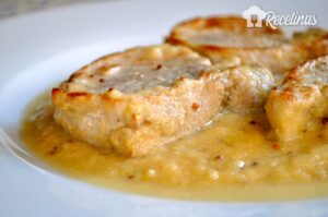 Receta de solomillo de cerdo en salsa de mostaza