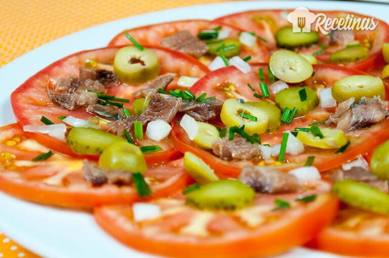 Receta de carpaccio de tomate
