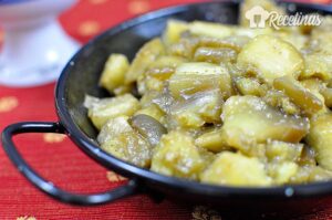 Receta de berenjenas al ajillo