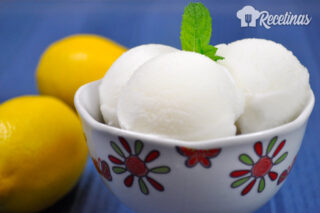 Receta de helado de limón