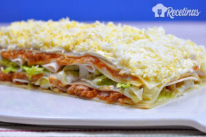 Receta de lasaña de verano
