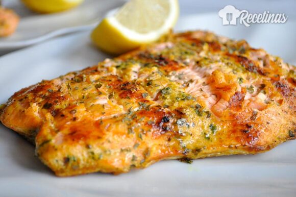 Salmón a la plancha