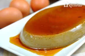 Receta de flan de café