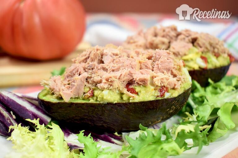 Receta de aguacates rellenos de atún