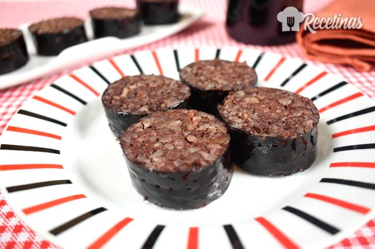 Receta de morcilla al horno