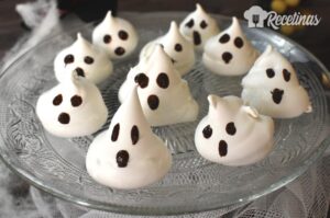 Receta de fantasmas de merengue